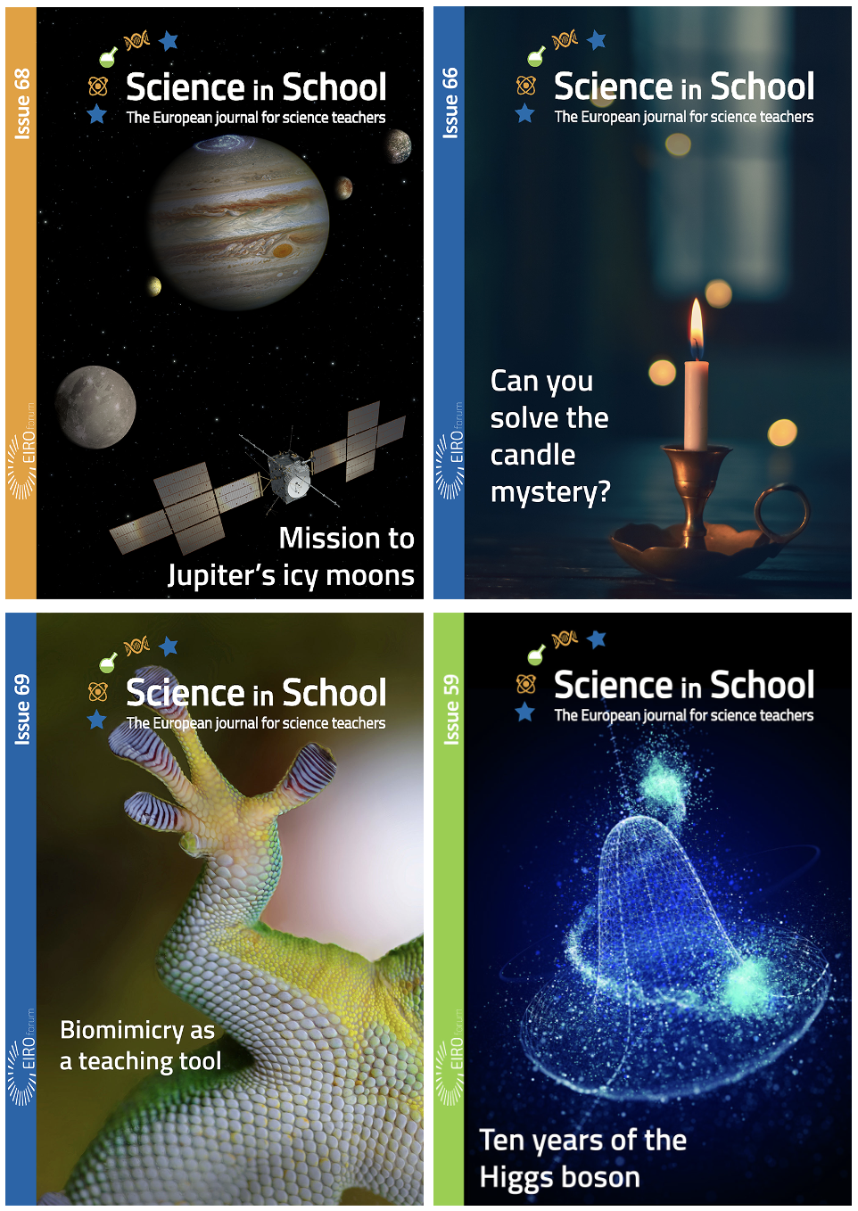 Science in School Issue covers